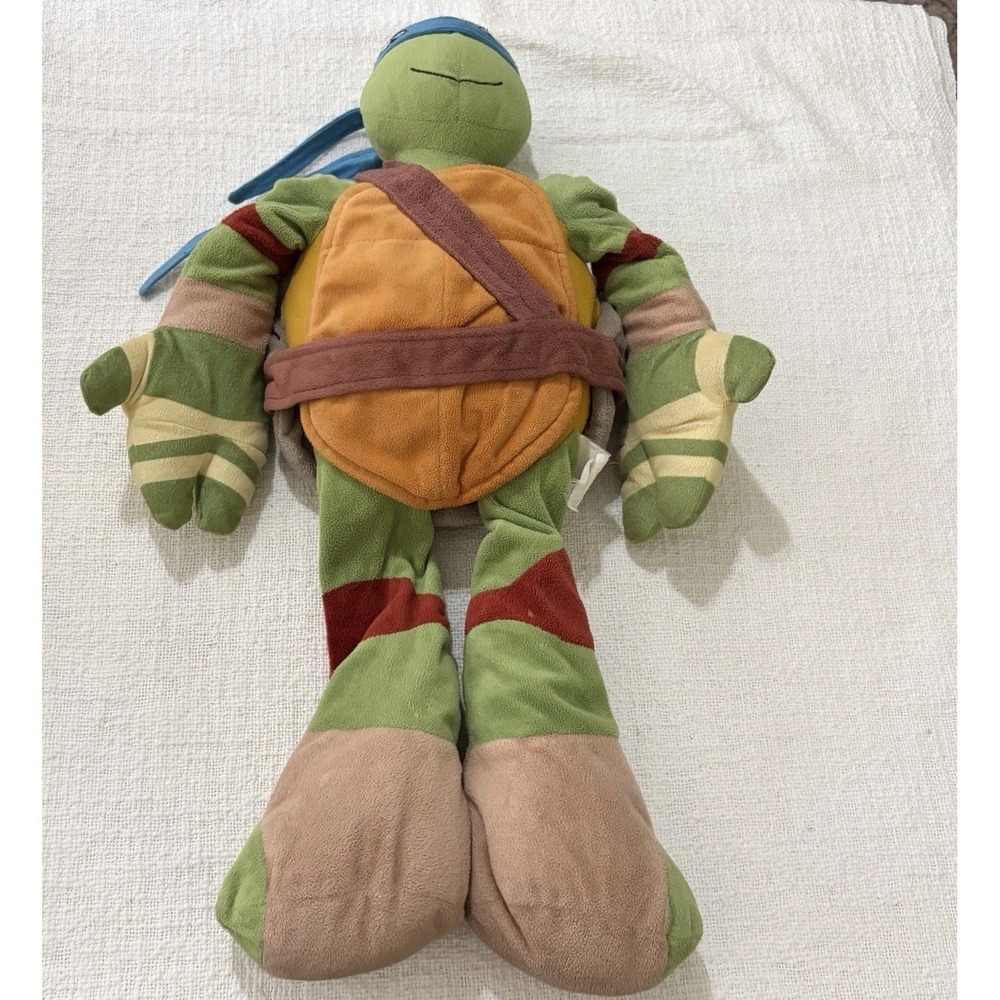 Teenage Mutant Ninja Turtles LEONARDO Plush Big 24" Pillow Pal Nickelodeon TMNT